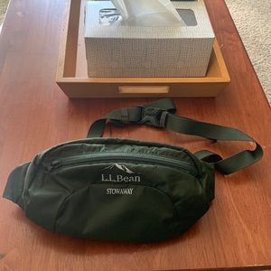 Dark green LL Bean Fanny pack